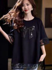 Lace "bow" blouse - Image 3