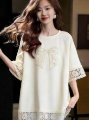 Lace "bow" blouse - Image 2