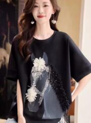 "Horses" cotton t-shirt - Image 2
